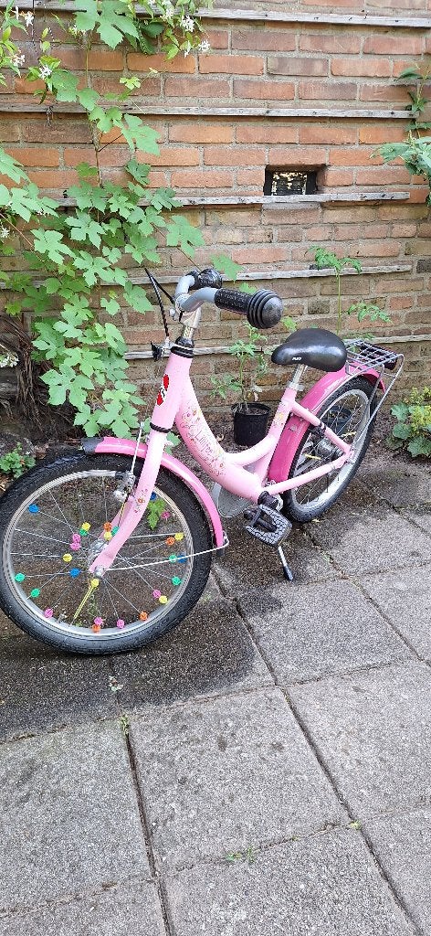 Puky 18 inch kinderfiets, Fietsen en Brommers, Fietsen | Meisjes, Gebruikt, 18 inch, Terugtraprem, Ophalen