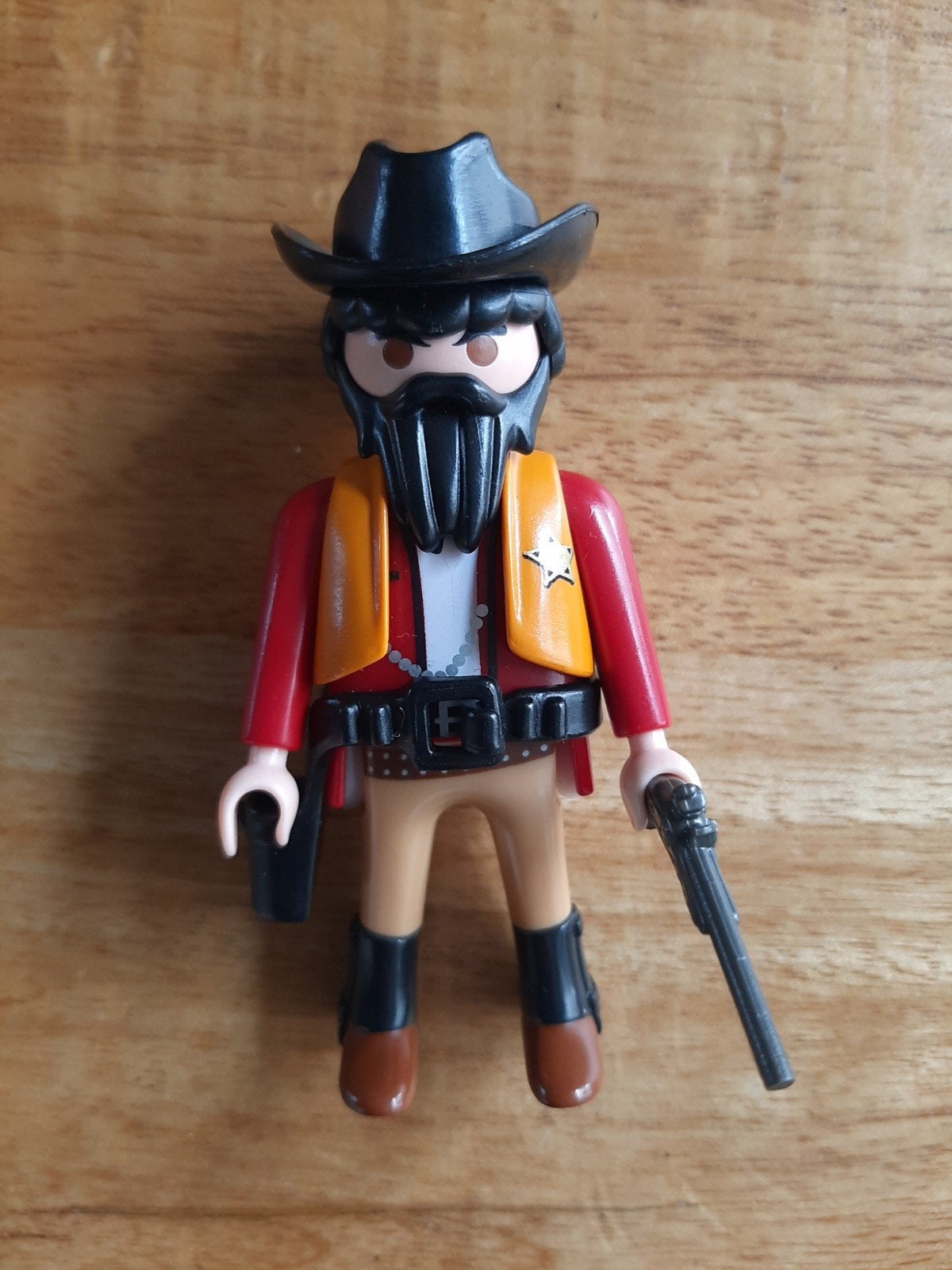 Playmobil Cowboy Sheriff Figuur met Pistool, Ophalen of Verzenden, Gebruikt, Jongen of Meisje