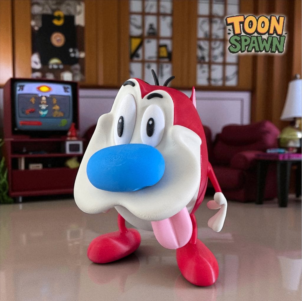 Stimpy – 20,5 cm – Ren & Stimpy Figuur, Ophalen of Verzenden, Nieuw, Fantasy