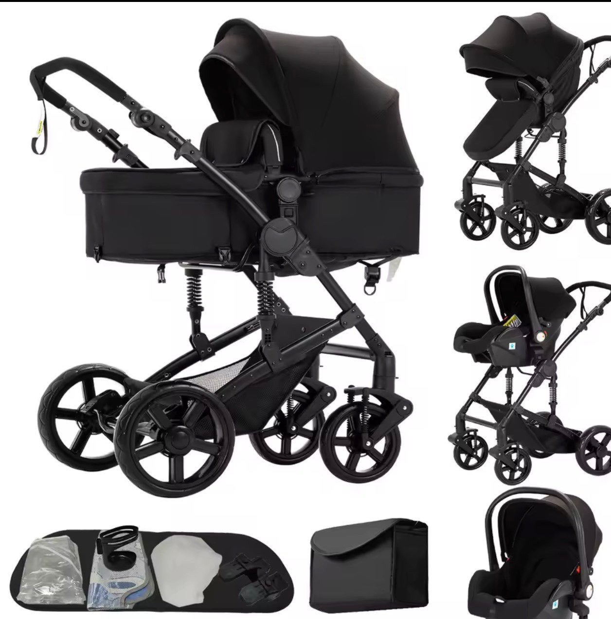 Complete 3-in-1 Combiwagen Set - Zo goed als nieuw, Kinderen en Baby's, Ophalen of Verzenden