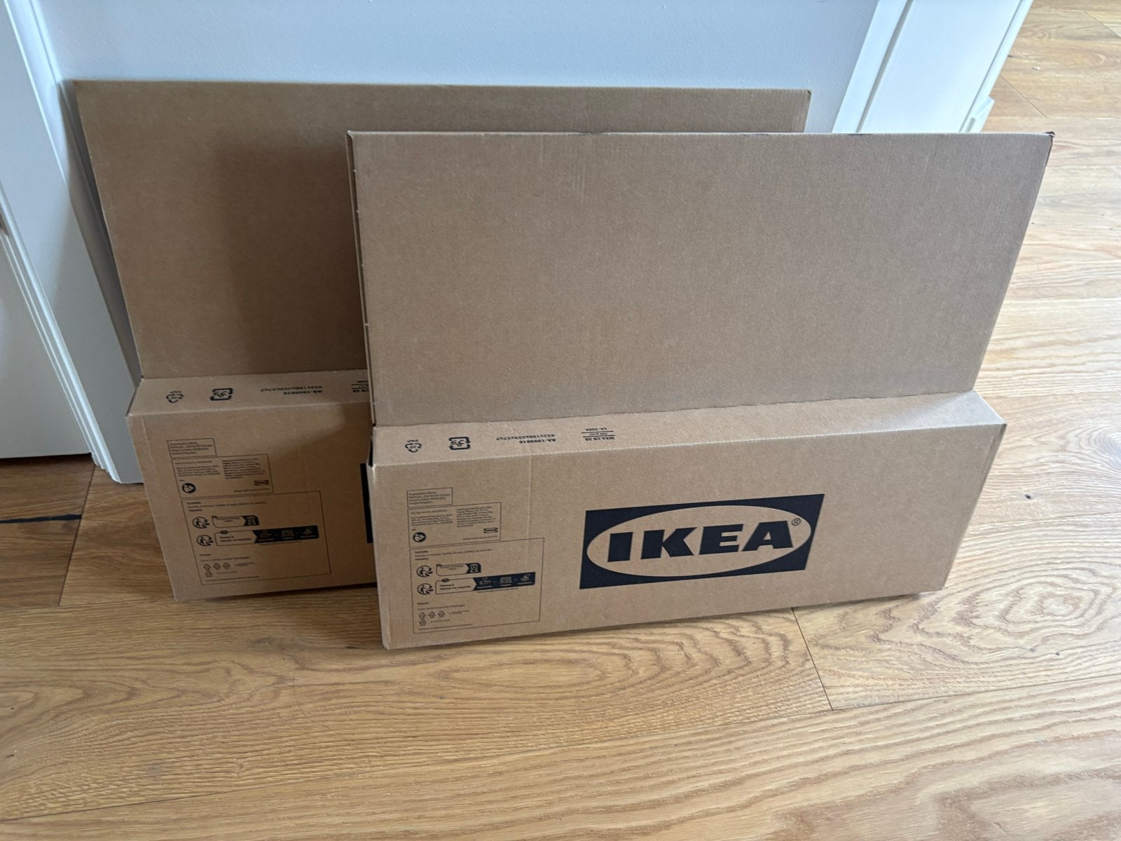 IKEA KOMPLEMENT Lade met glazen front, wit gebeitst eikeneff, Huis en Inrichting, Ophalen, Nieuw