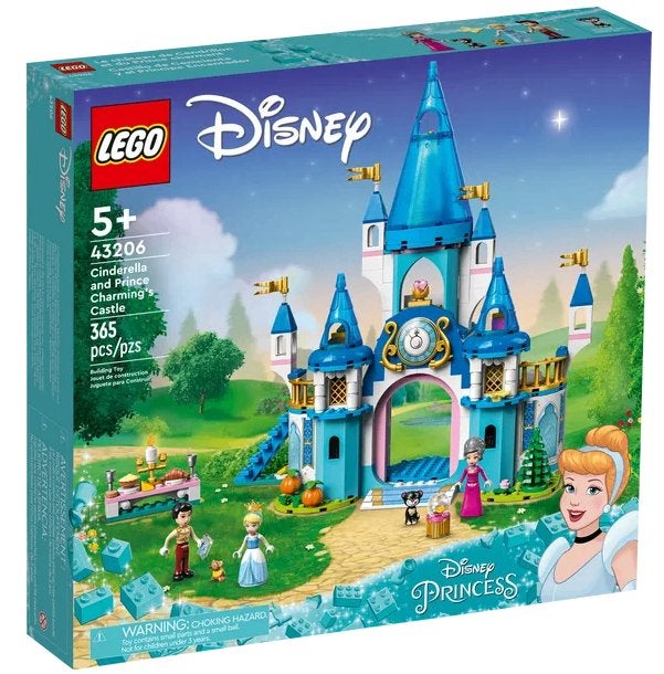 Lego Disney Kasteel van Assepoetser (43206) NIEUW, Lego, Nieuw, Ophalen of Verzenden, Complete set