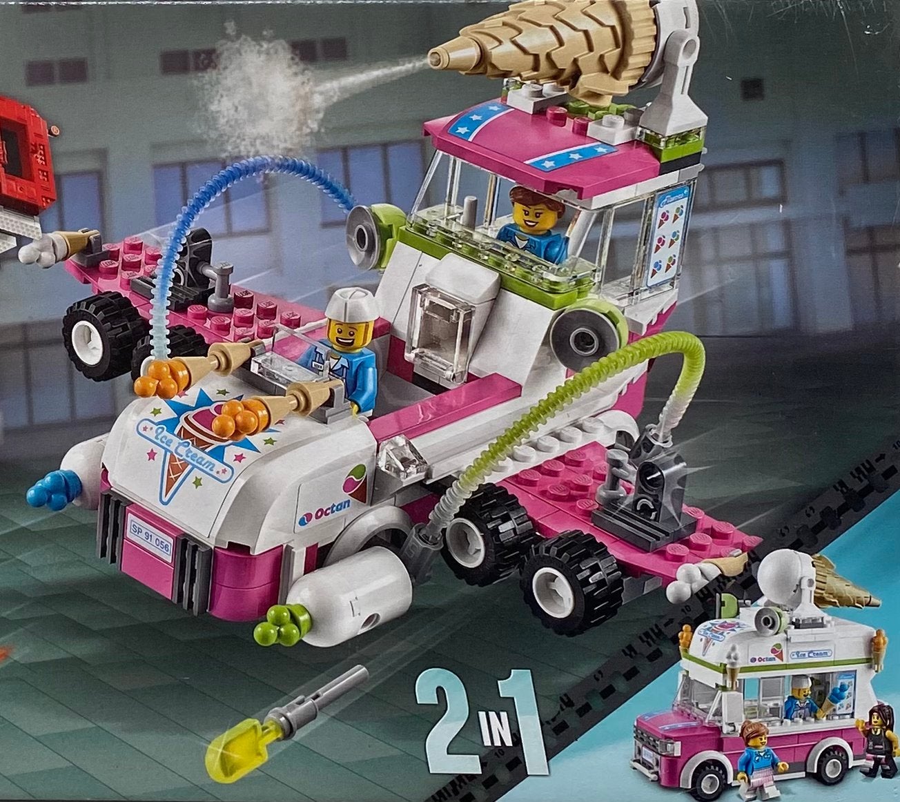 LEGO Movie 70804 - Ice Cream Machine (doos + boekjes), Lego, Gebruikt, Geen, Geen