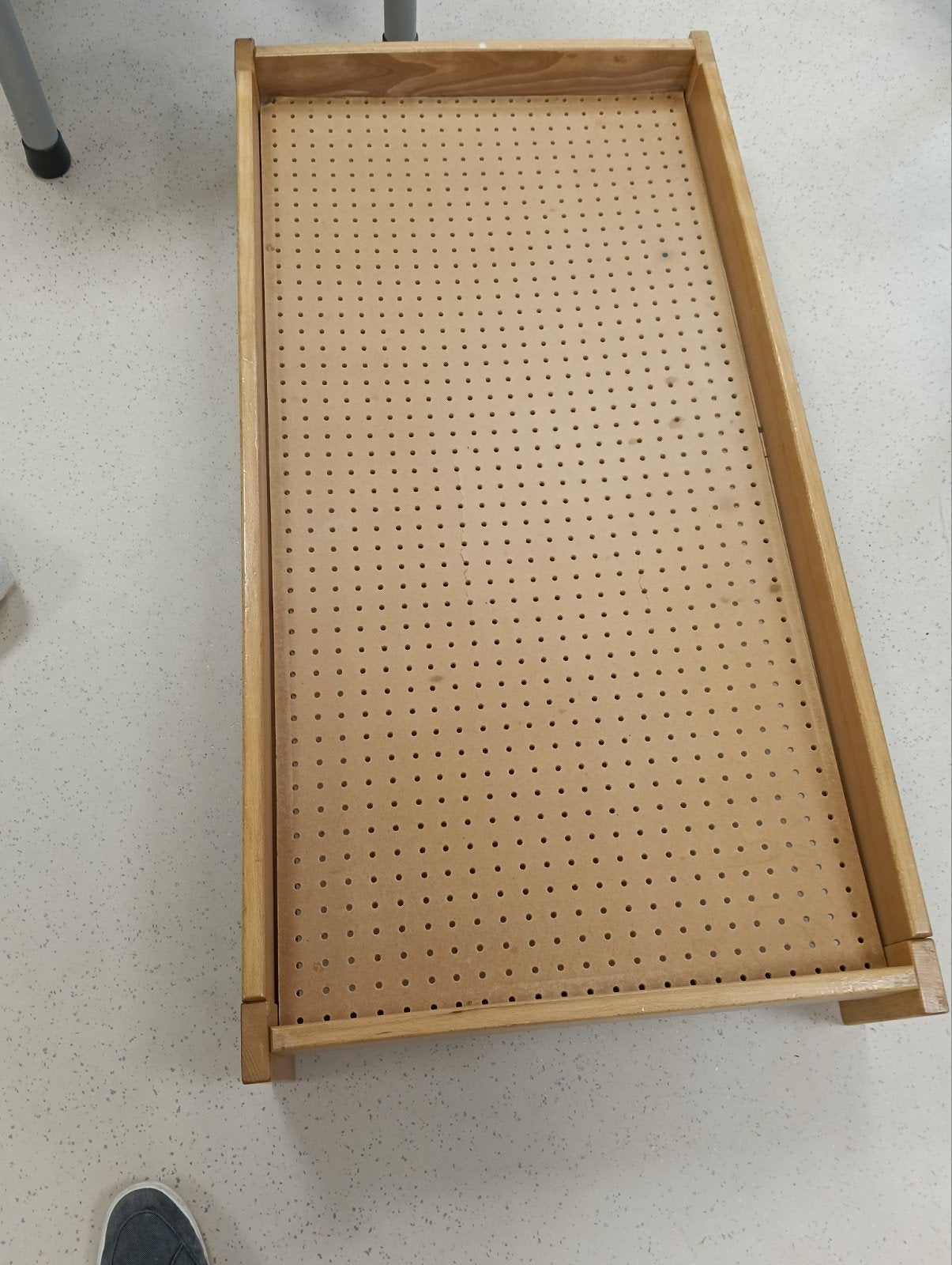 Houten Montessori vloerbedje voor baby's en peuters, Ophalen of Verzenden, Gebruikt, Ledikant