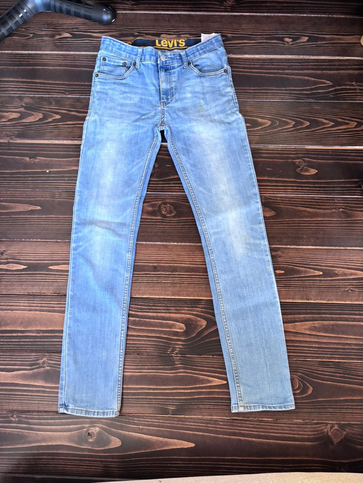 Levis 510 blauwe spijkerbroek maat 176, Ophalen of Verzenden, Zo goed als nieuw, Jongen, Broek