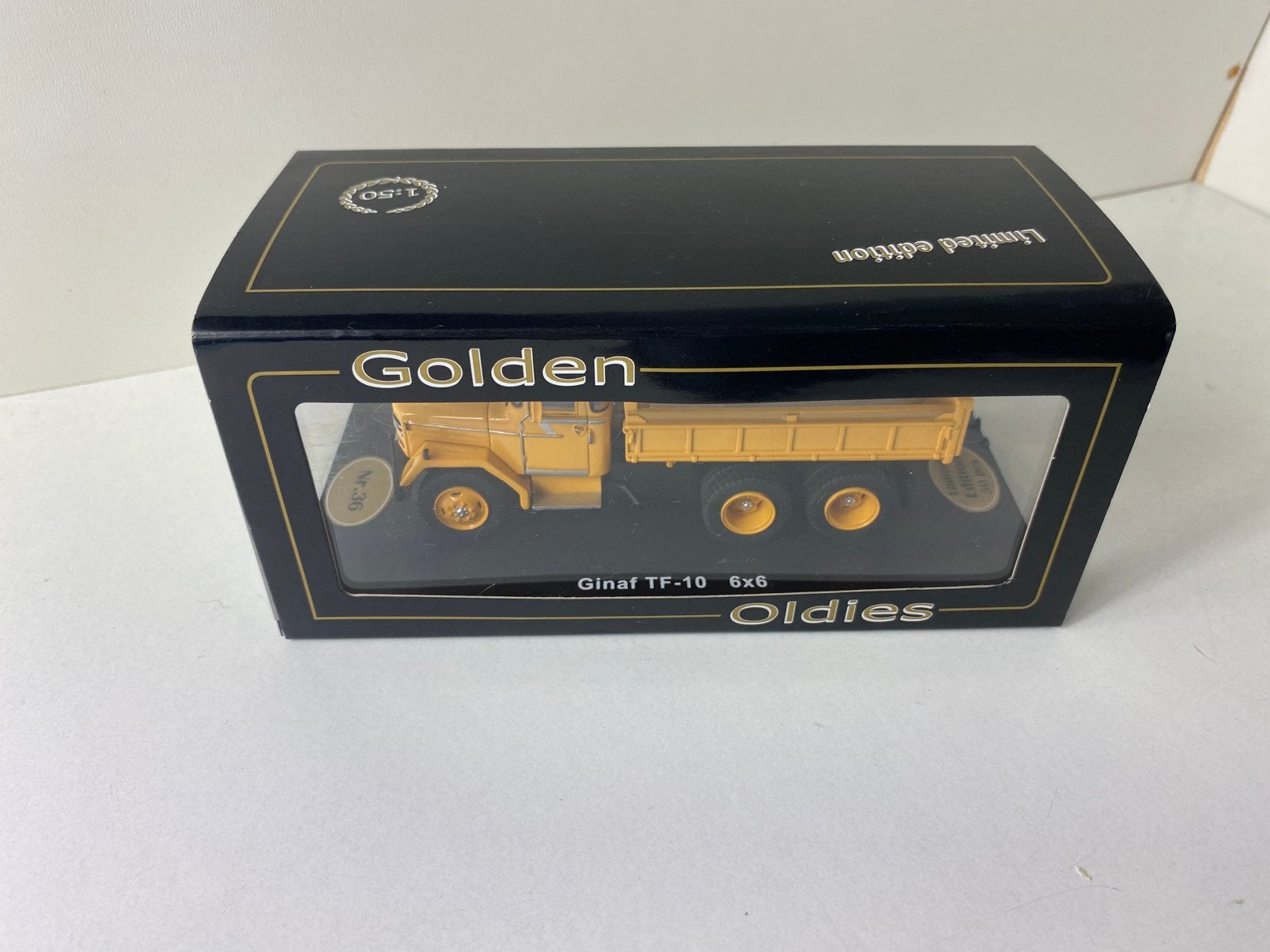 1:50 GINAF TF10 6x6 kipper-golden oldies-zeldzaam-in OVP, Ophalen of Verzenden, Nieuw, Bus of Vrachtwagen, Overige merken