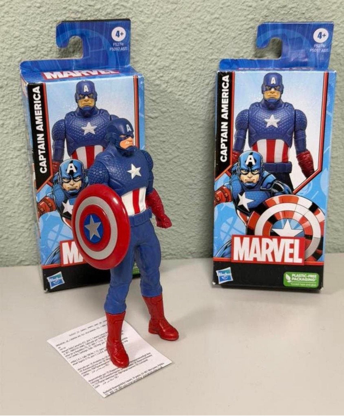 Hasbro Marvel Captain America 15cm figuur poppetje marvels, B, Actiefiguur of Pop, Ophalen of Verzenden, H