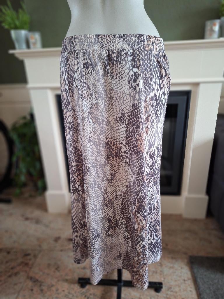 K-Design K Design rok grijs dierenprint rok XXL, Kleding | Dames, Rokken, K-design, Verzenden, Maat 46/48 (XL) of groter, Zo goed als nieuw