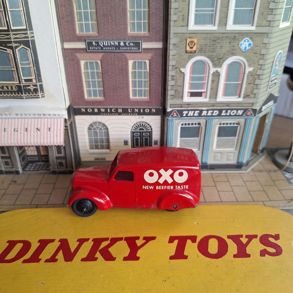 Dinky Toys OXO Bestelwagen - Vintage Modelauto, Verzenden, Gebruikt, Bus of Vrachtwagen