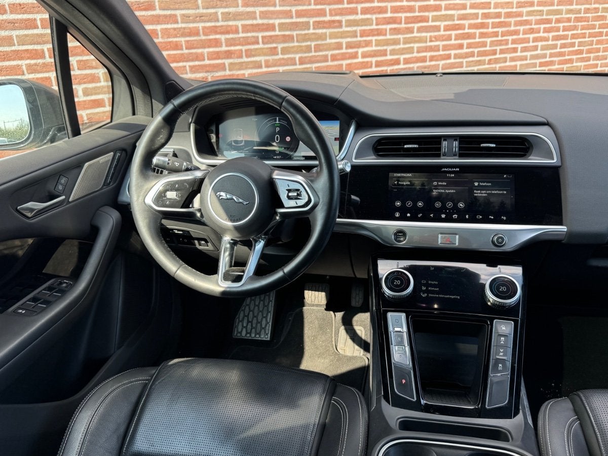 Jaguar I-PACE EV400 AWD SE 90kWh | SOH 86% | Leer | Pano, Auto's, Jaguar, Dealer onderhouden, Gebruikt, I-PACE, 90 kWh