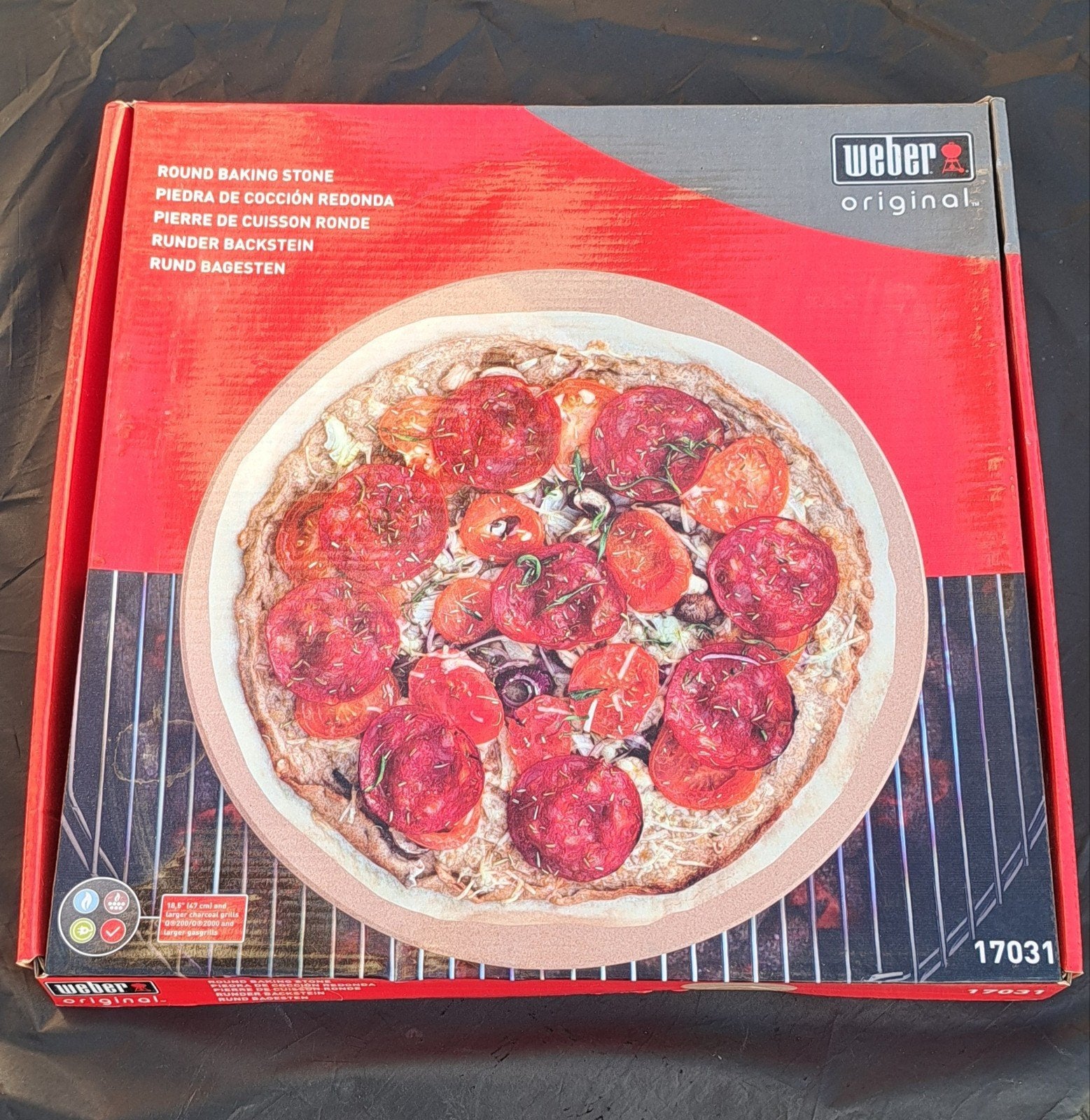 BBQ pizzasteen, Ophalen of Verzenden, Nieuw, Weber