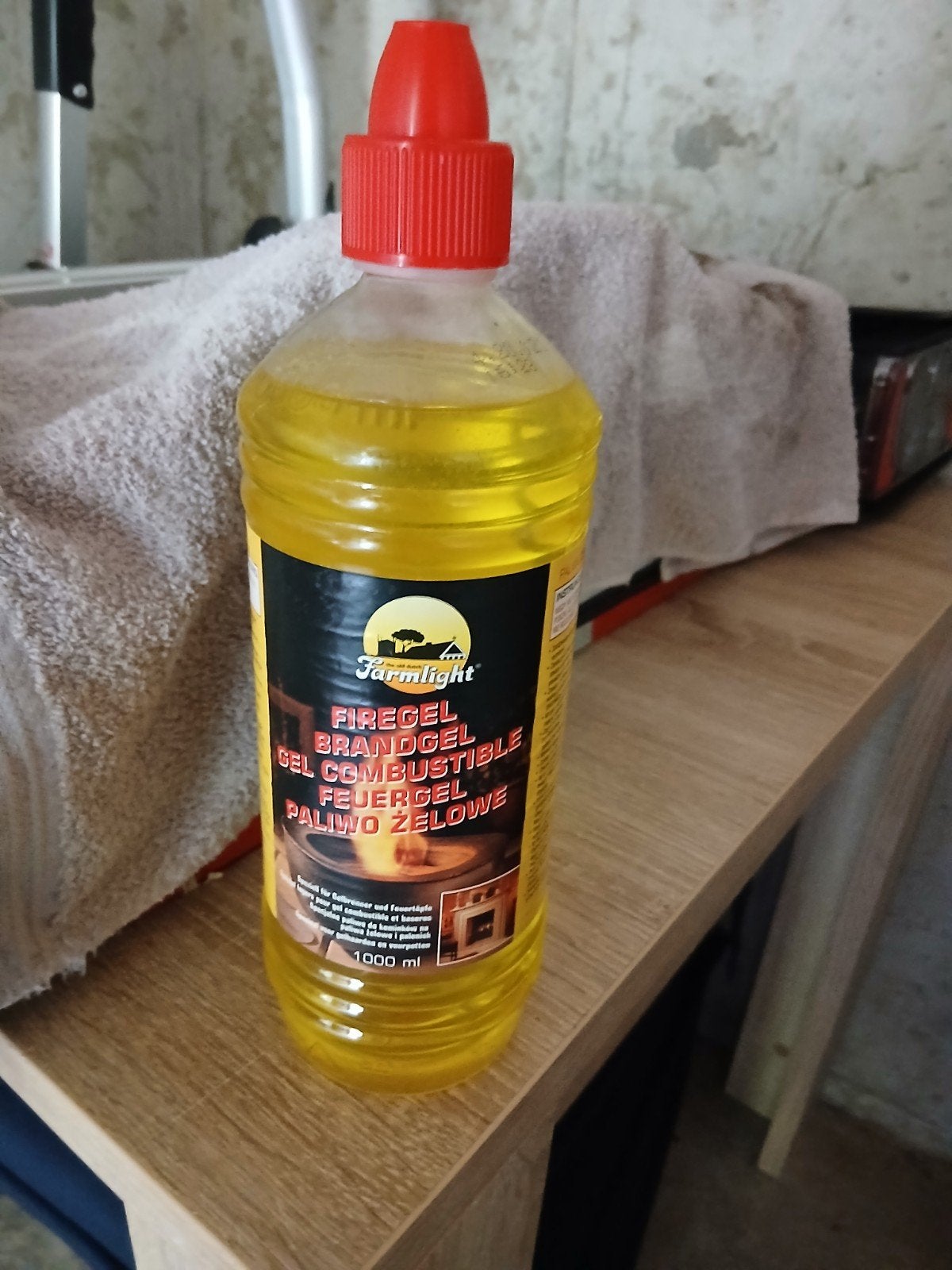4 flessen FarmLight Firegel Brandgel 1000 ml voor Gelhaard, Huis en Inrichting, Ophalen of Verzenden, Nieuw, Gelhaard