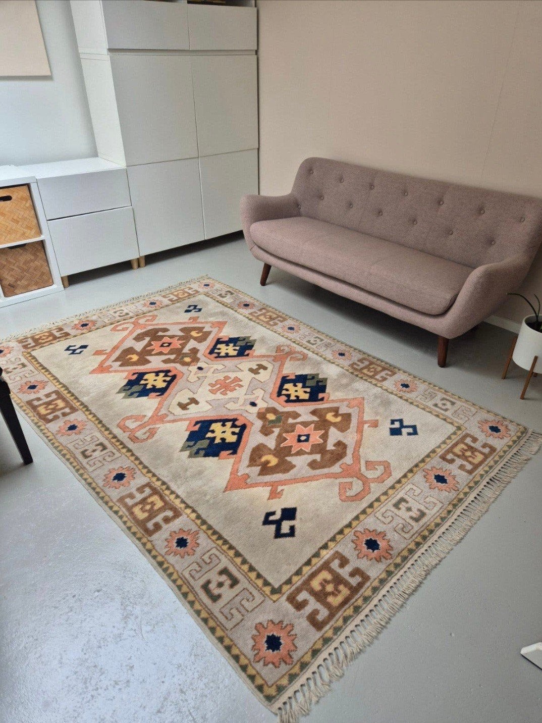 Handgeknoopt vloerkleed 250 x 160 cm Perzisch, Ophalen, 150 tot 200 cm, 200 cm of meer, Zo goed als nieuw