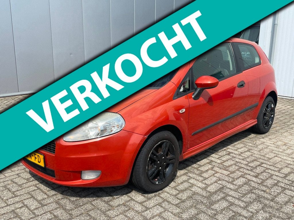 Fiat Grande Punto 1.2 Sportsound | APK t/m 12-06-2027, Stof, Grande Punto, Origineel Nederlands, Bedrijf