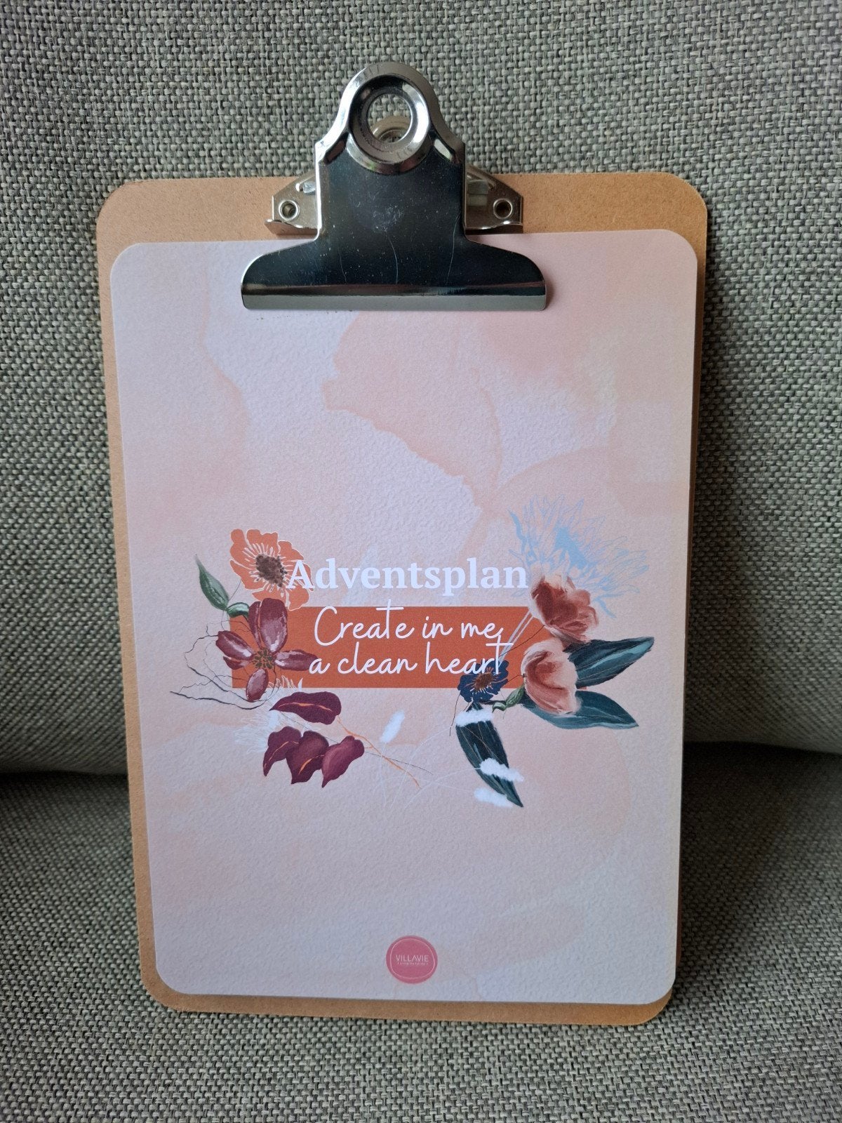 adventplan Villavie Create in me a clean heart, Ophalen of Verzenden, Nieuw