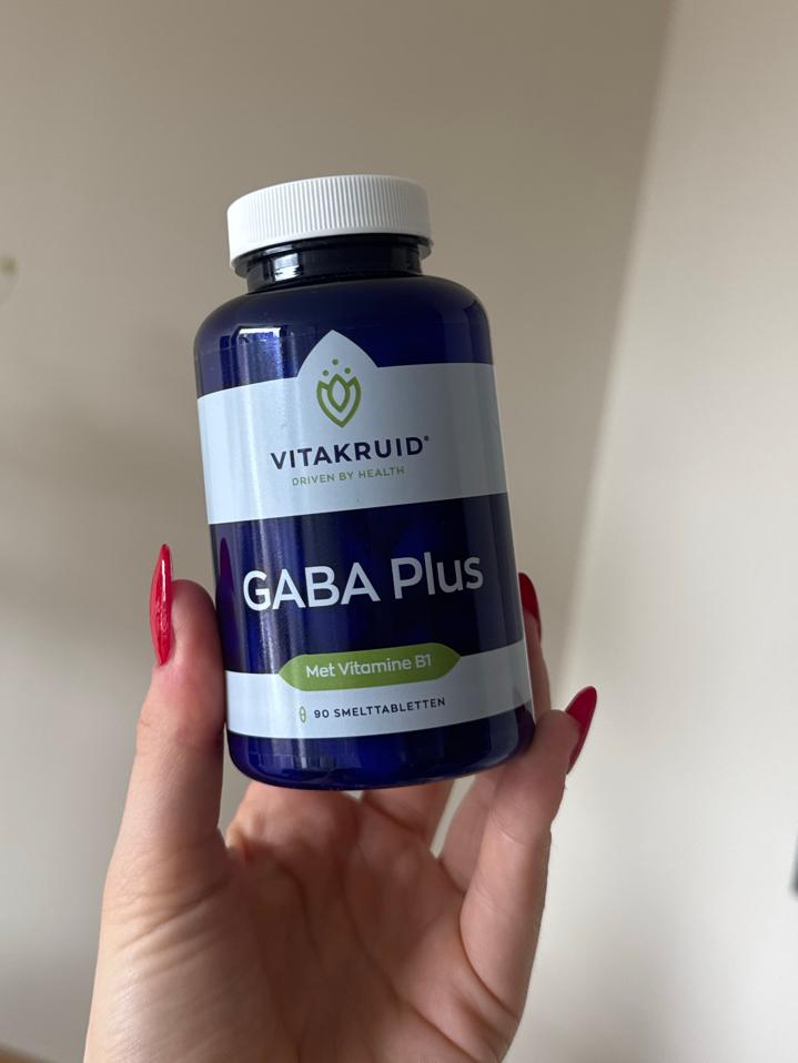 Vitakruid GABA Plus met Vitamine B1 - 90 smelttabletten, Ophalen of Verzenden, Zo goed als nieuw, Poeder of Drank