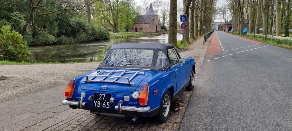 MG Midget 1.5 1976 Blauw, foto 4