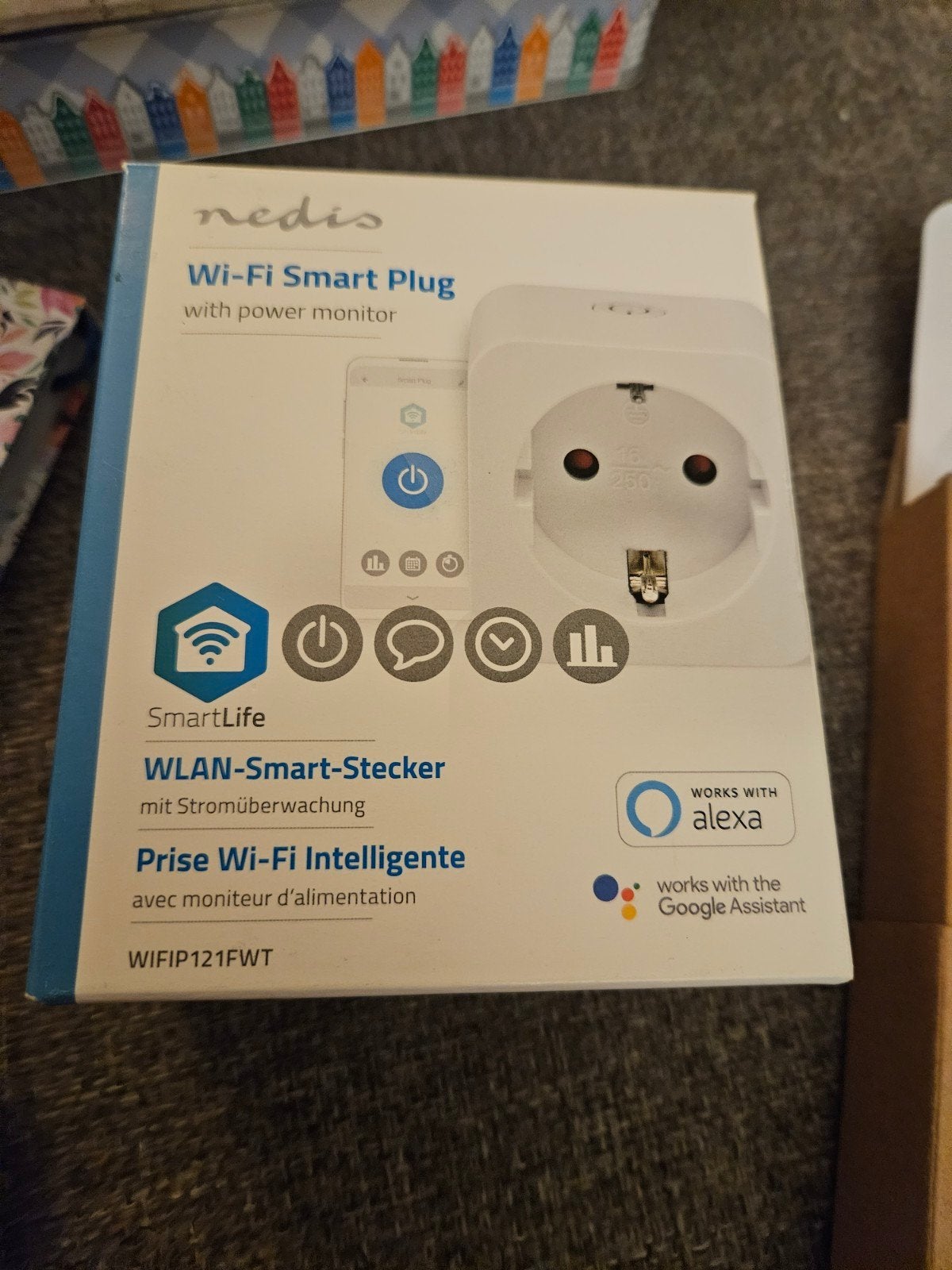 Nedis Wi-Fi Smart Plug met energiemonitor, Ophalen of Verzenden, Nieuw