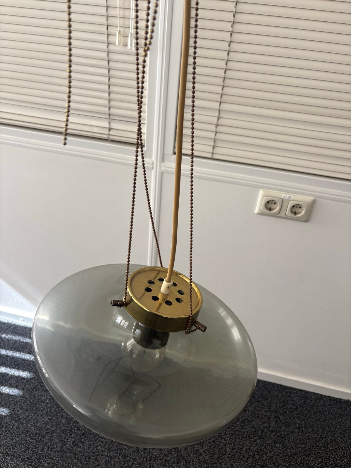 Vintage Hanglamp “High Chapparal” Raak Amsterdam, Huis en Inrichting, Lampen | Hanglampen, Ophalen, Gebruikt, Raak, Amsterdam