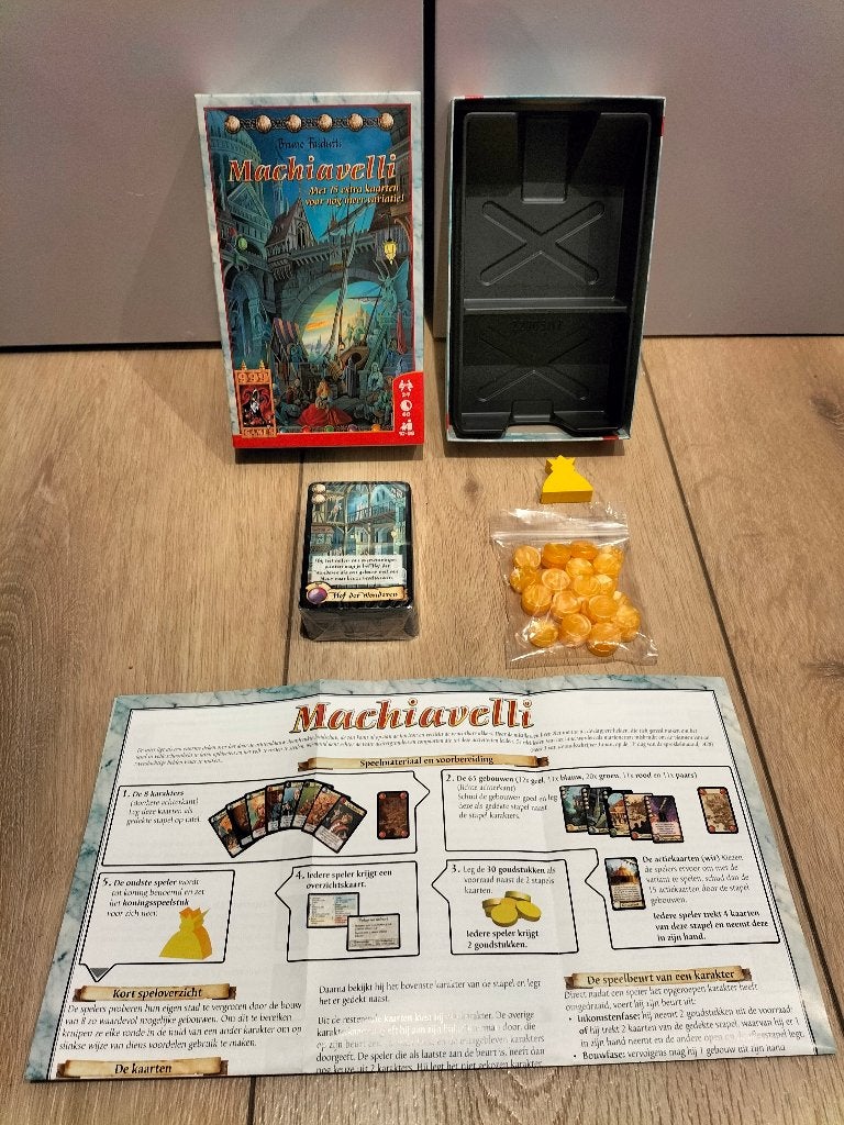 Machiavelli - spel van 999 Games - kaarten nog in verpakking, Een of twee spelers, Ophalen of Verzenden, Zo goed als nieuw, 999 Games