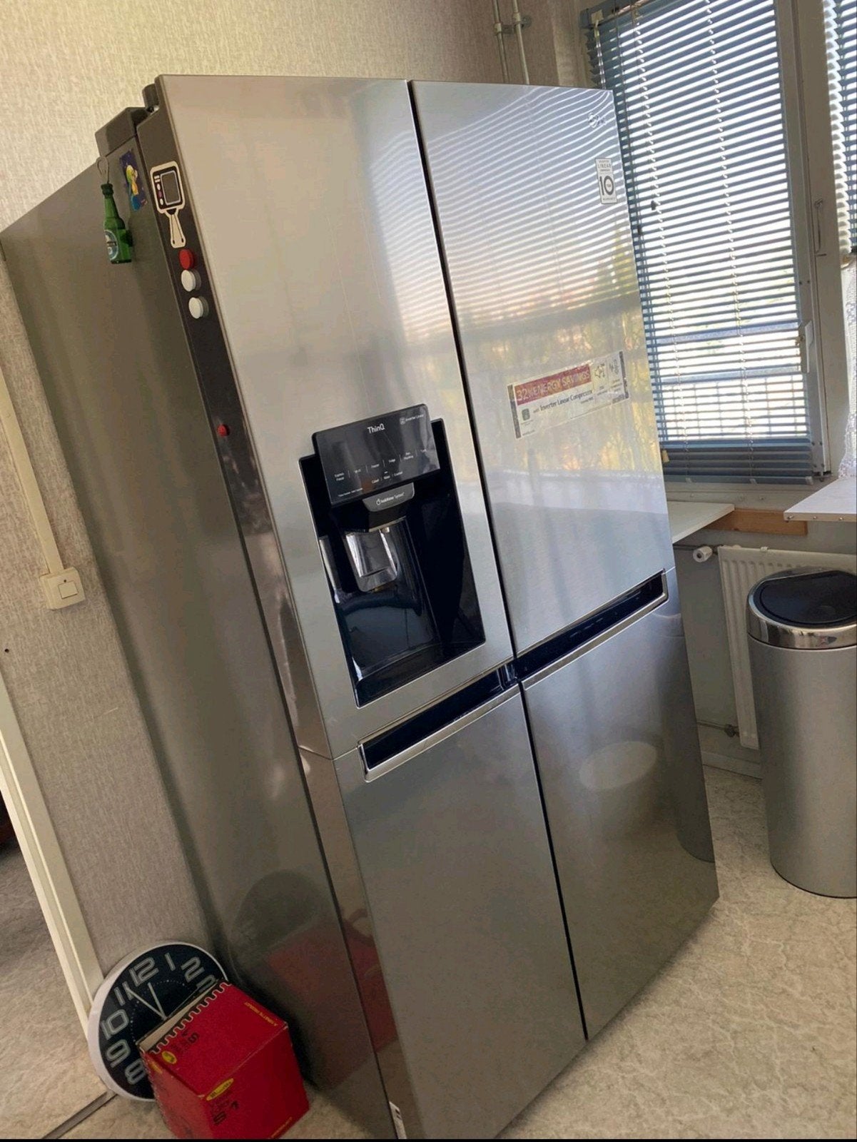LG Amerikaanse koelkast GSL461ICEZ – Water- & IJsdispenser, Witgoed en Apparatuur, Koelkasten en IJskasten, Ophalen, 200 liter of meer