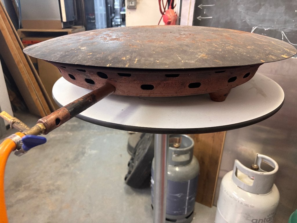 Roti plaat brander GAS, Ophalen, Gebruikt
