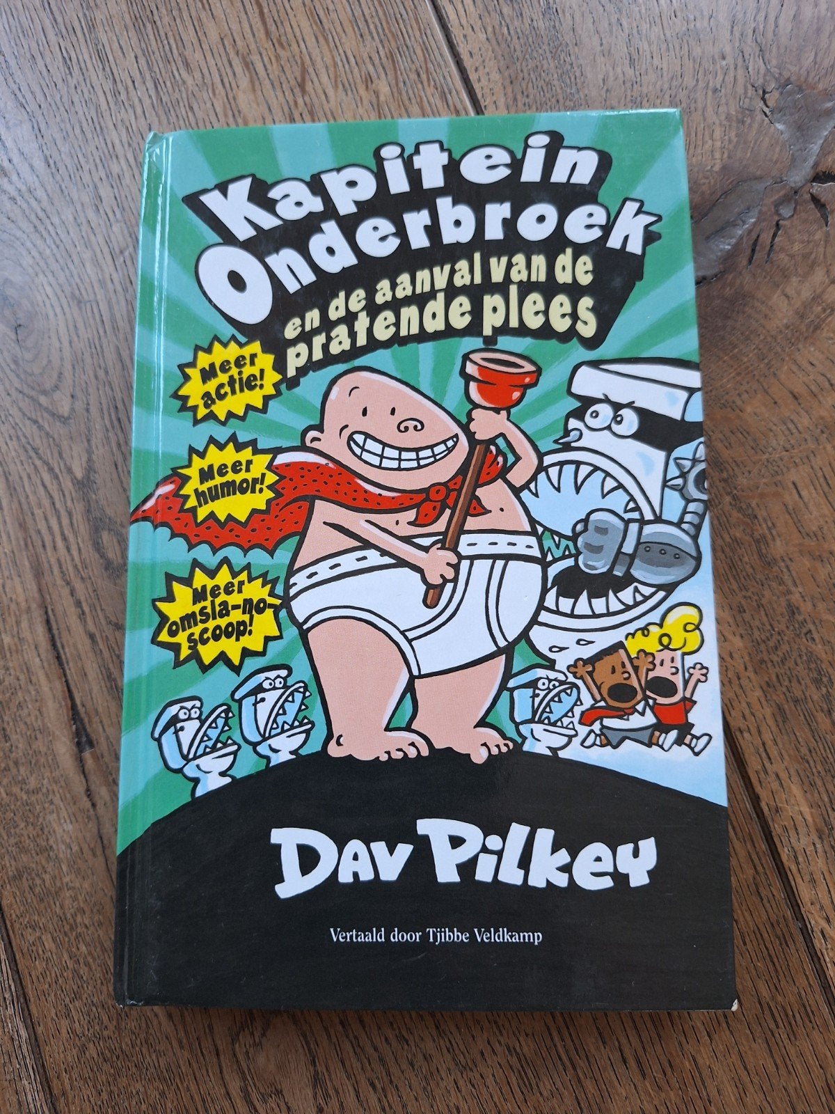 Kapitein Onderbroek en de aanval van de pratende plees, Ophalen of Verzenden, Gelezen