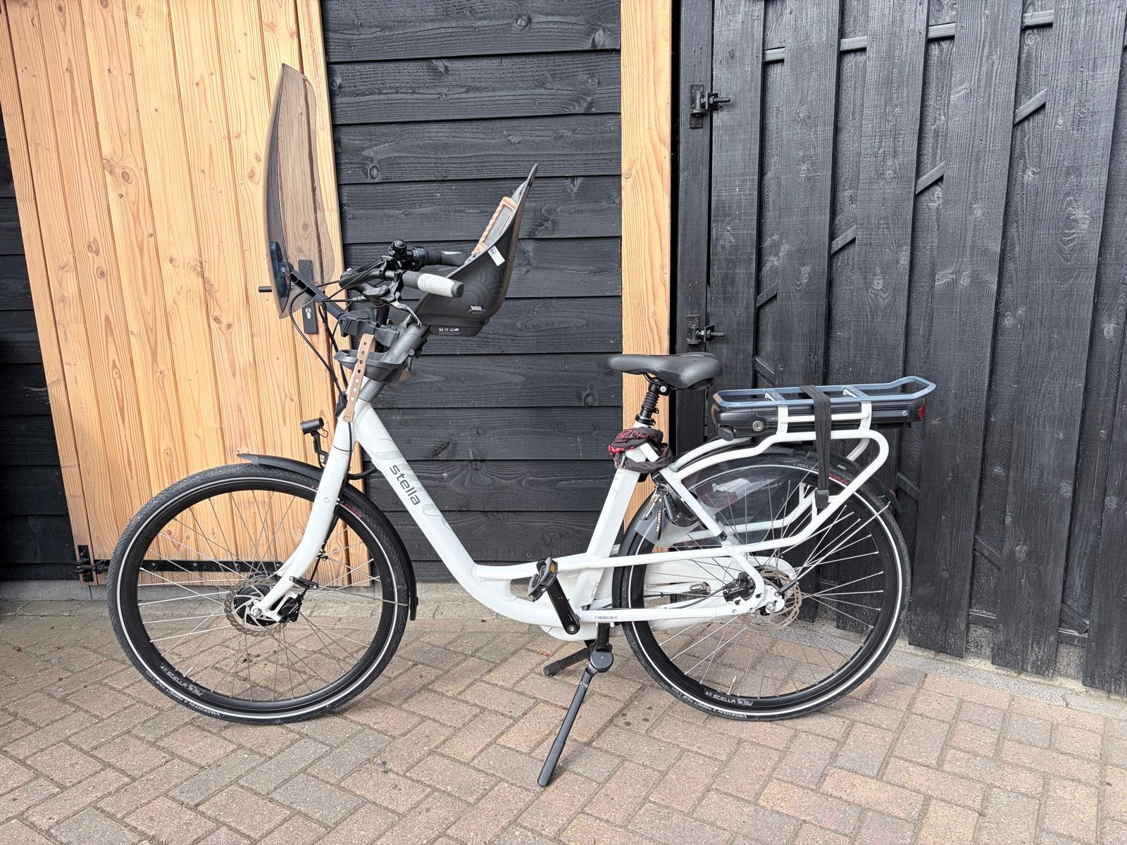 Stella moederfiets Fiore Superior FDST met Urban zitje, Fietsen en Brommers, Versnellingen, Zo goed als nieuw, 1 zitje, Ophalen