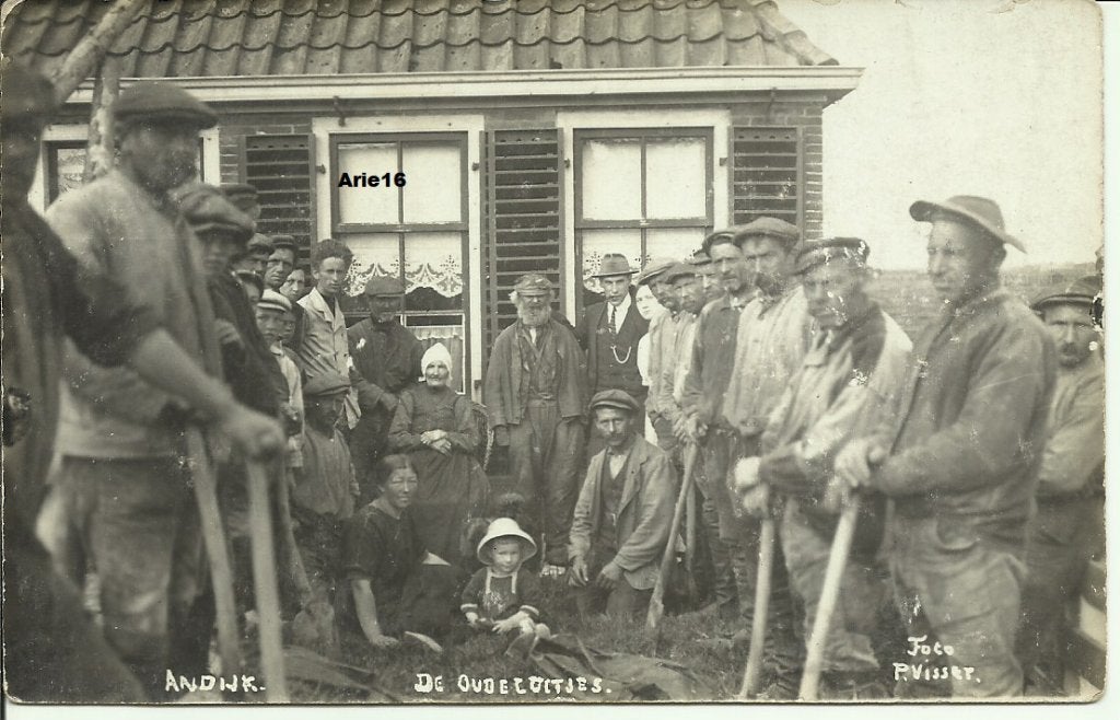 Andijk, Verzamelen, Verzenden, 1920 tot 1940, Ongelopen, Noord-Holland