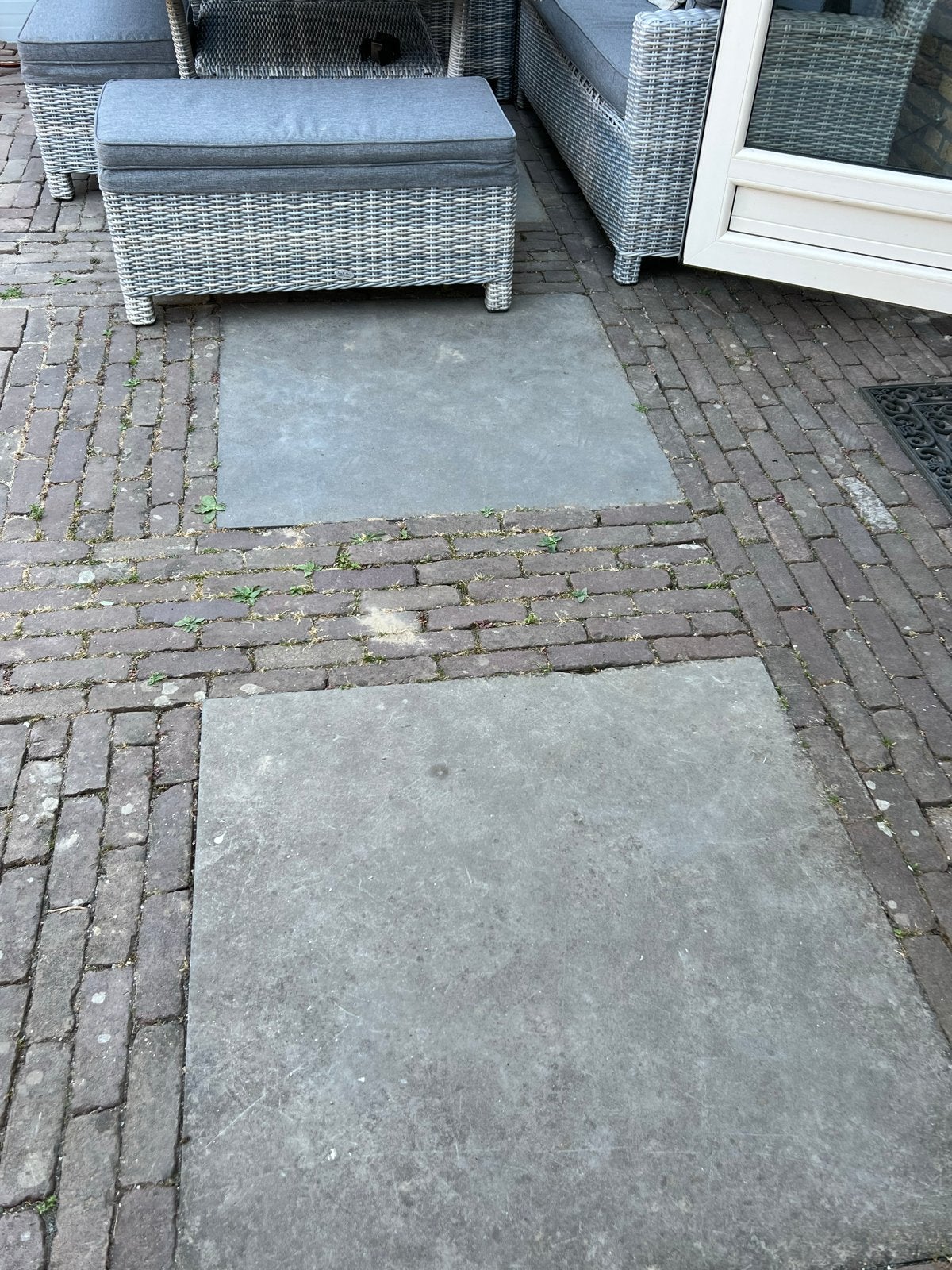 Grote terrastegels van natuursteen, Ophalen, Gebruikt, 5 tot 10 m², Natuursteen