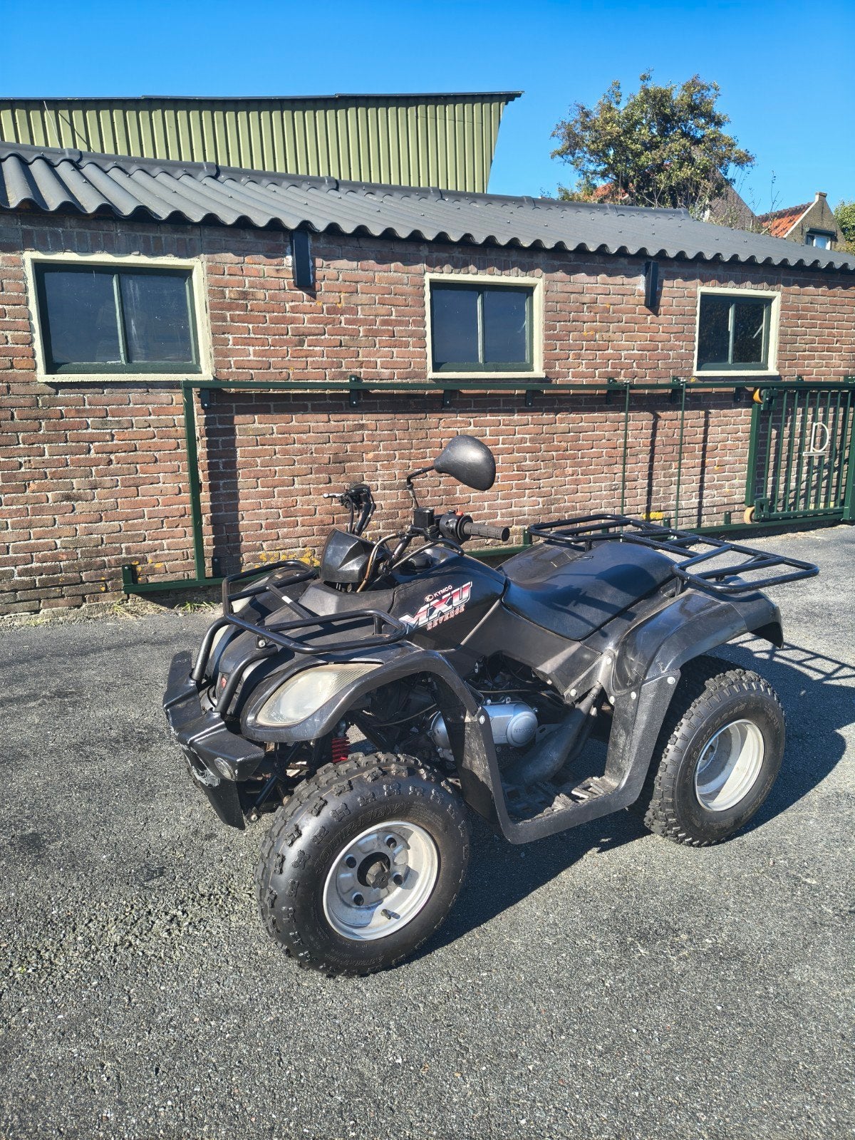 Kymco mxu 50, Ophalen, Kymco, Maximaal 45 km/u, 70 cc