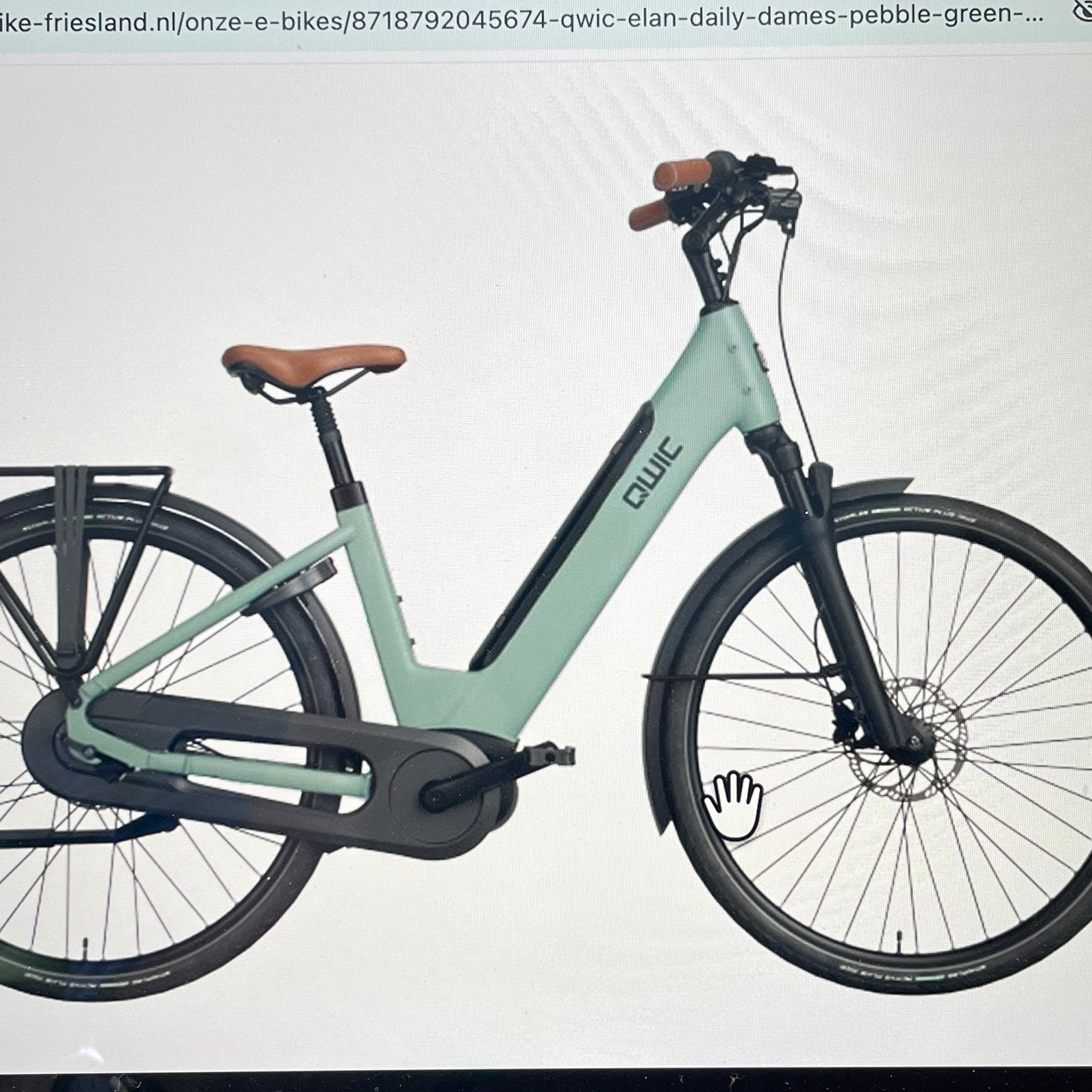 QWIC ebike zgan 600 km, 55 tot 59 cm, Ophalen, Zo goed als nieuw, Qwic
