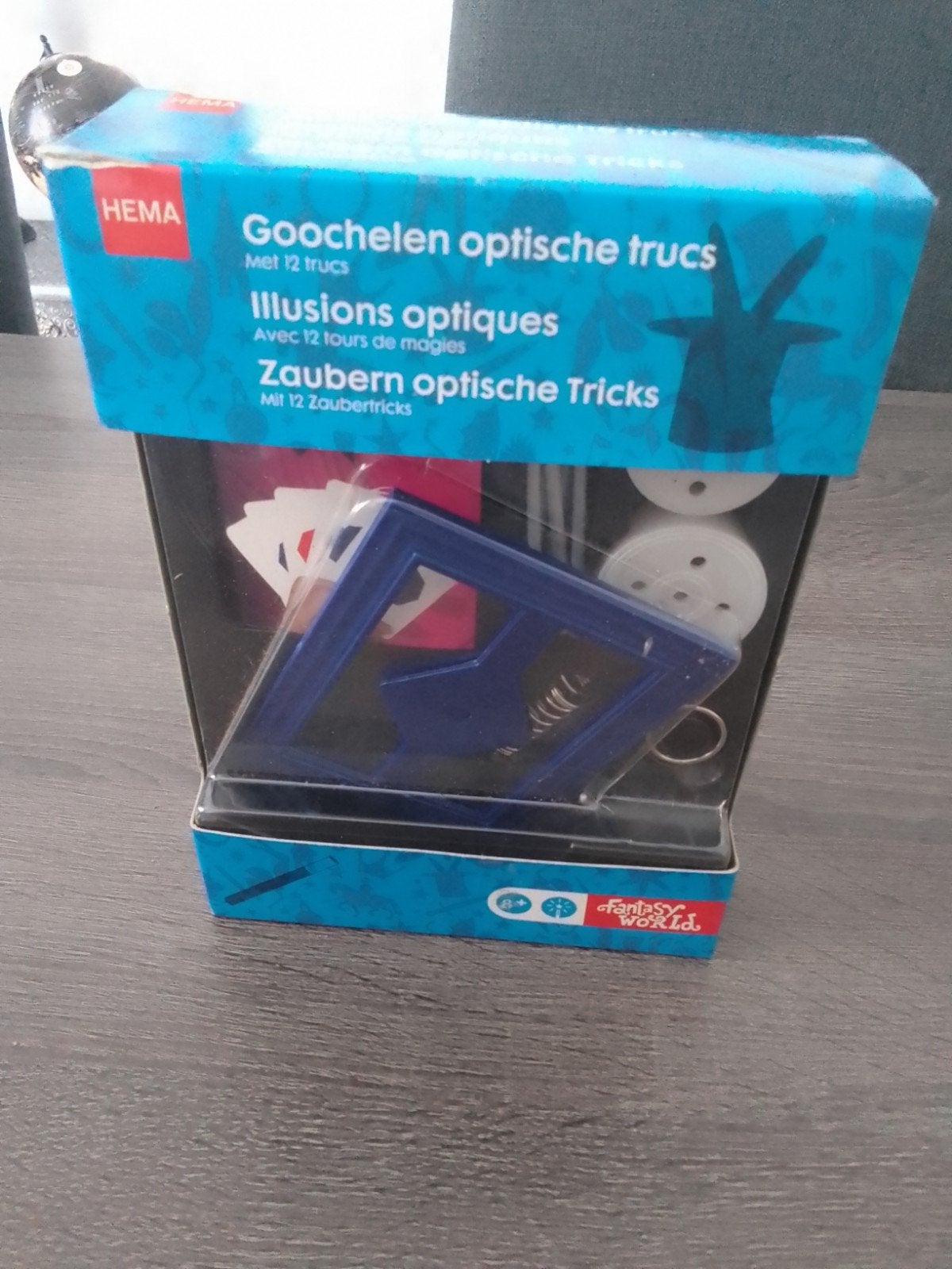 Hema Goocheldoos met 12 optische trucs, Ophalen, Nieuw, Jongen of Meisje
