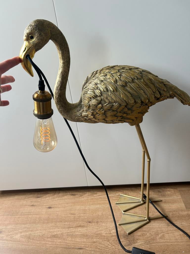 Flamingo tafel lamp, Ophalen, Zo goed als nieuw, 75 cm of meer