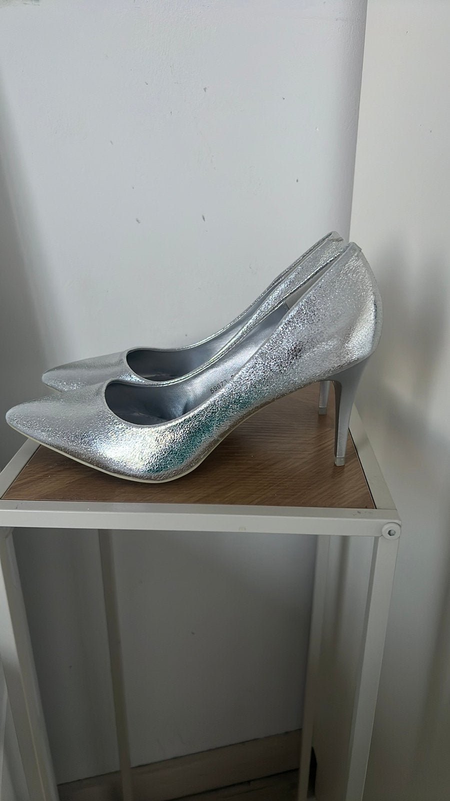 Zilveren Pumps met Puntneus - Maat 40, Pumps, Overige kleuren, Nieuw, Ophalen of Verzenden