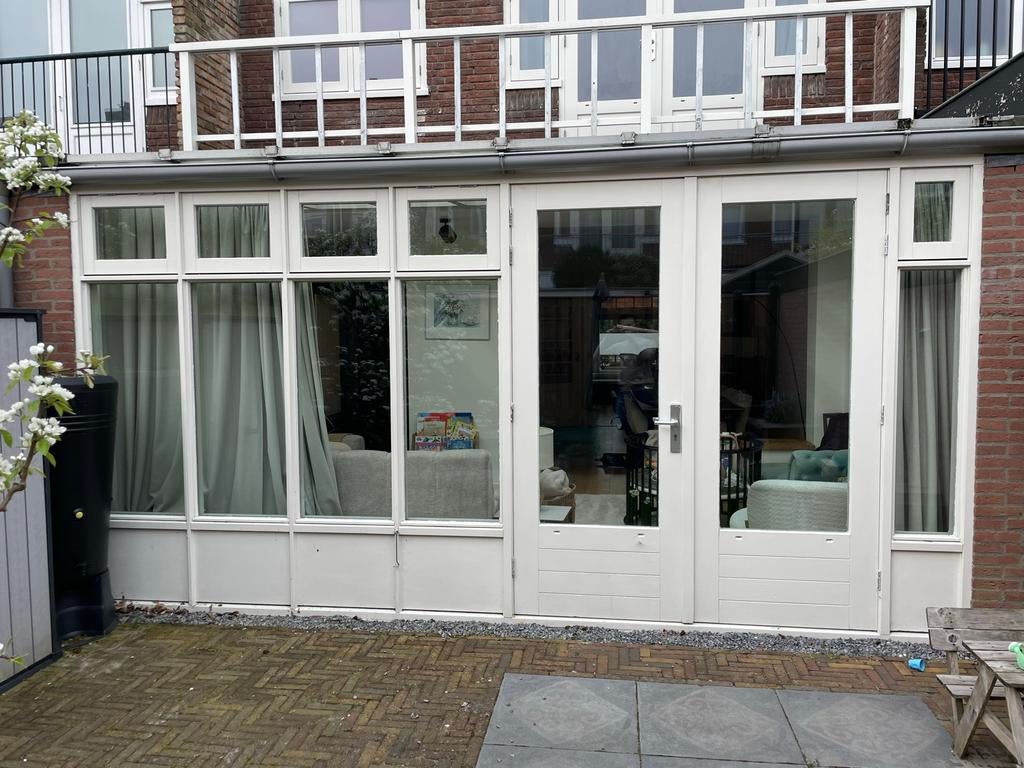Kozijn met openslaande deuren HR++ glas – 470x250x200, Doe-het-zelf en Verbouw, Deuren en Horren, Ophalen, Gebruikt, 120 cm of meer