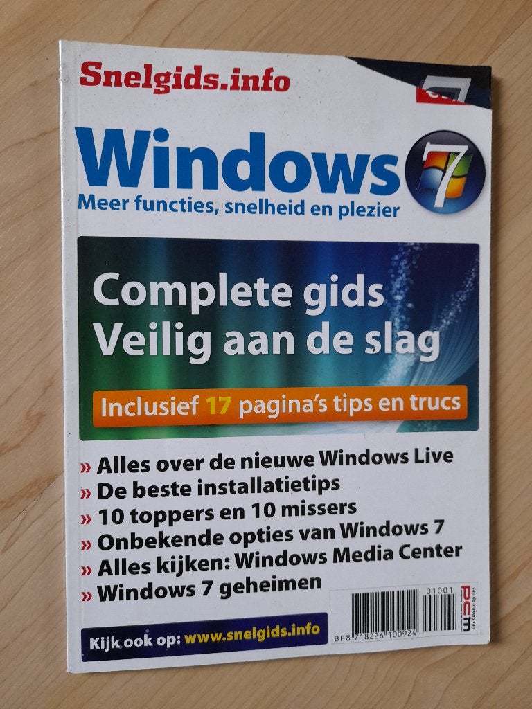 WINDOWS 7 MEER FUNCTIES SNELHEID EN PLEZIER, Boeken, Ophalen of Verzenden, Zo goed als nieuw