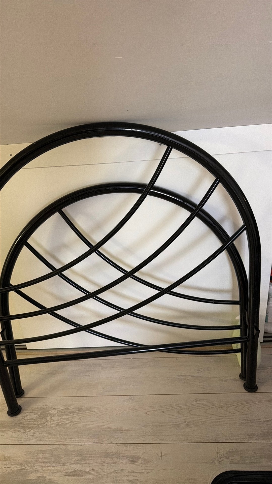 1 pers bed met spiraalbodem, Ophalen, Gebruikt, 90 cm, Eenpersoons