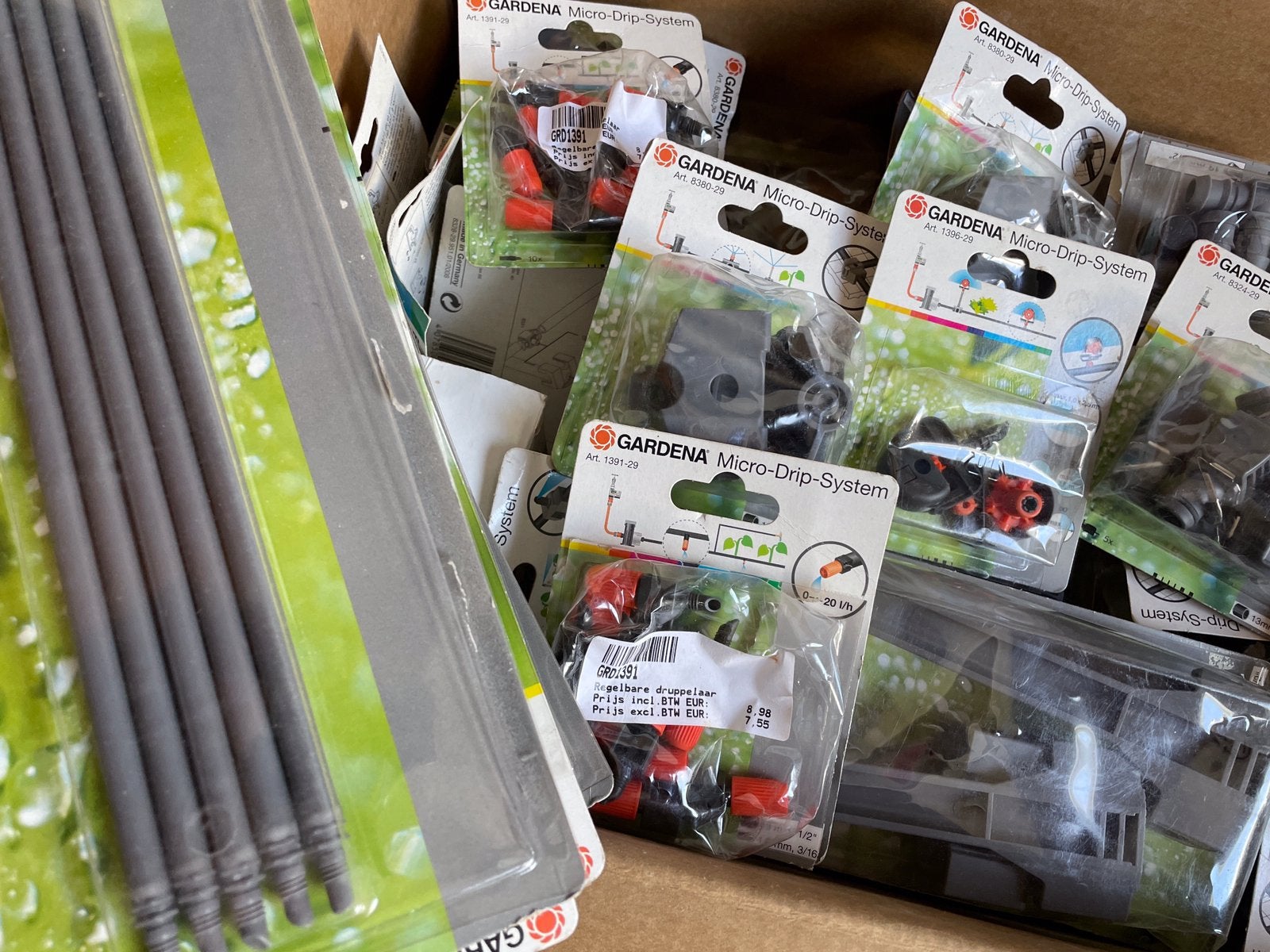 Verschillende Gardena MicroDrip onderdelen, alles nieuw, Ophalen of Verzenden, Nieuw