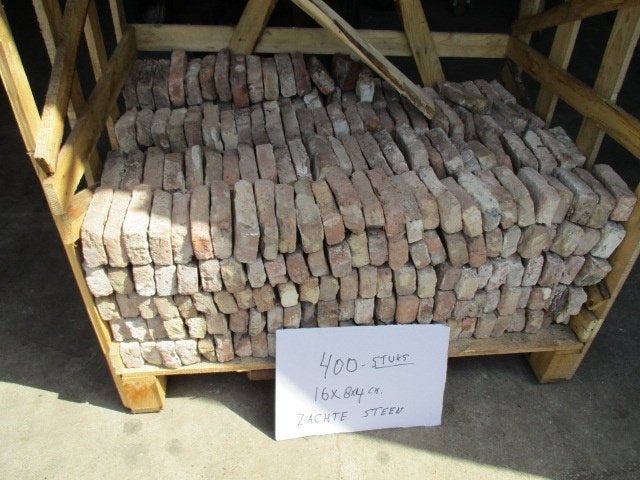 ijsselstenen/metselstenen zachte steen 400 stuks / 600 stuks, Doe-het-zelf en Verbouw, Ophalen, Gebruikt, Kalkzandstenen