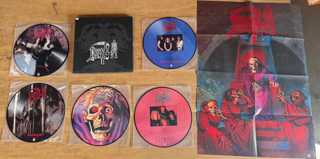 Death boxset vinyl, Picture disc, Ophalen of Verzenden, Zo goed als nieuw