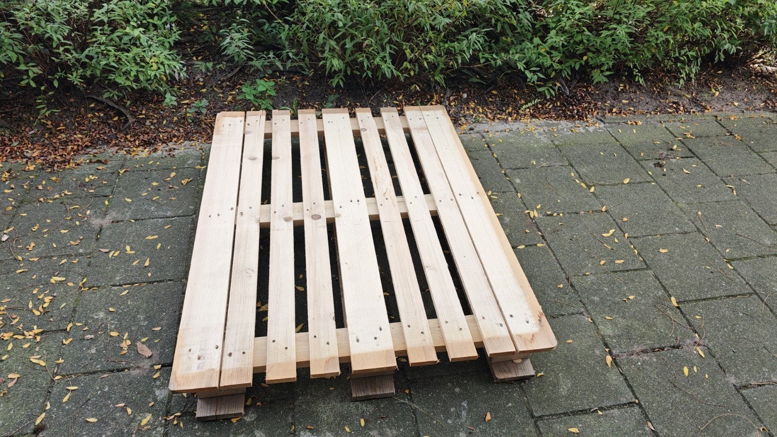 gratis pallet, Ophalen, Zo goed als nieuw, Hout