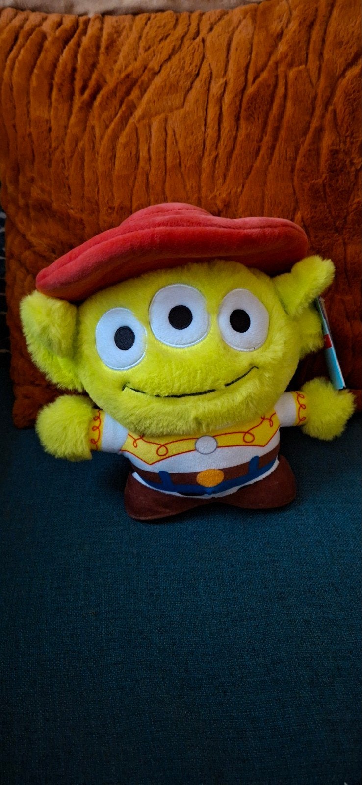 Toy Story Alien Knuffel met Jessie Hoed - Disney Pixar, Disney, Disney, Overige typen, Ophalen of Verzenden