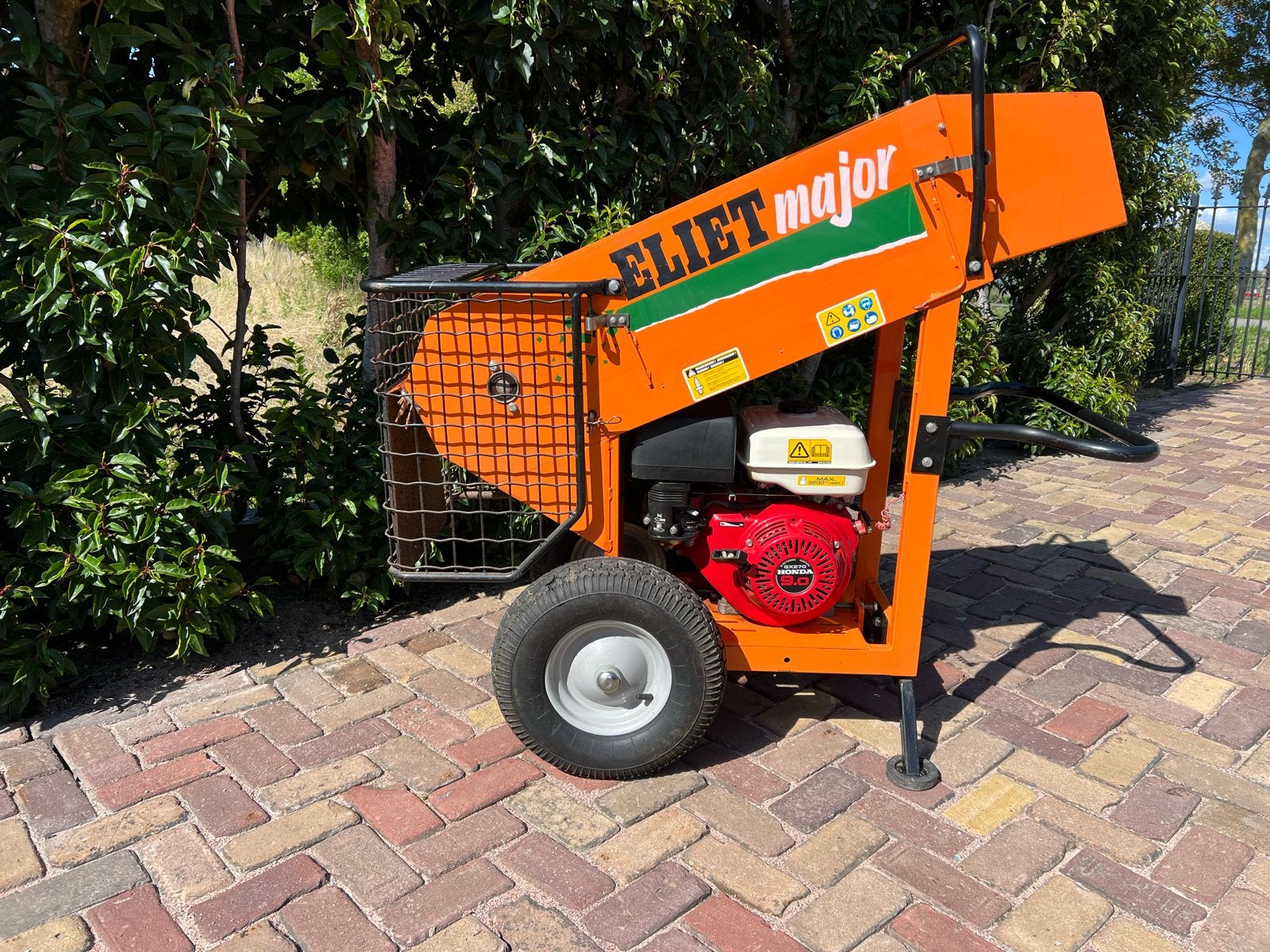 Eliet Major Hakselaar / Versipperaar 6mm 9 PK Honda motor, Tuin en Terras, Hakselaars, Ophalen, Gebruikt, Benzine