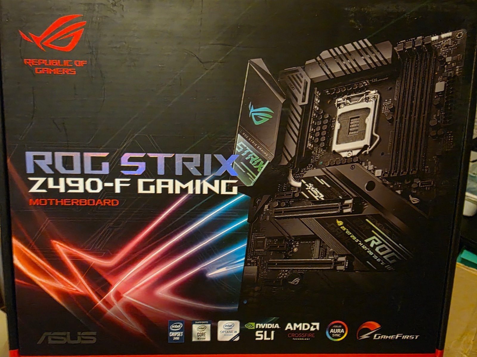 ASUS ROG STRIX Z490-F GAMING Moederbord, Computers en Software, DDR4, Nieuw, Ophalen of Verzenden, ATX