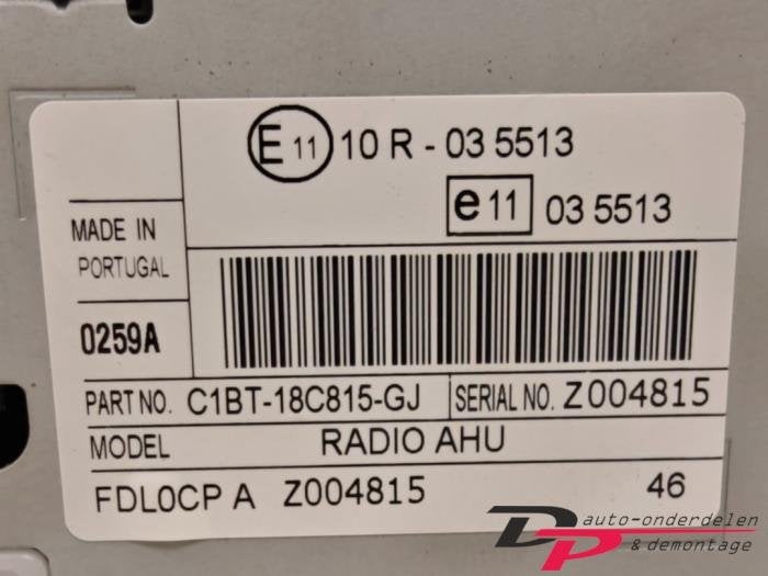 Radio CD Speler van een Ford C-Max, Auto-onderdelen, Gebruikt, -, -, Ophalen of Verzenden