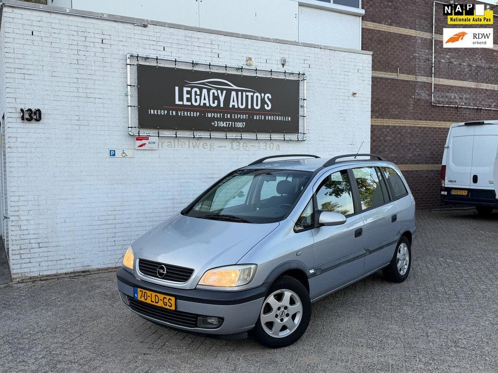Opel Zafira 2.2-16V Elegance - AIRCO - CRUISE CONTROLE - NET, Auto's, Opel, Bedrijf, Te koop, Zafira, ABS, Airbags, Airconditioning