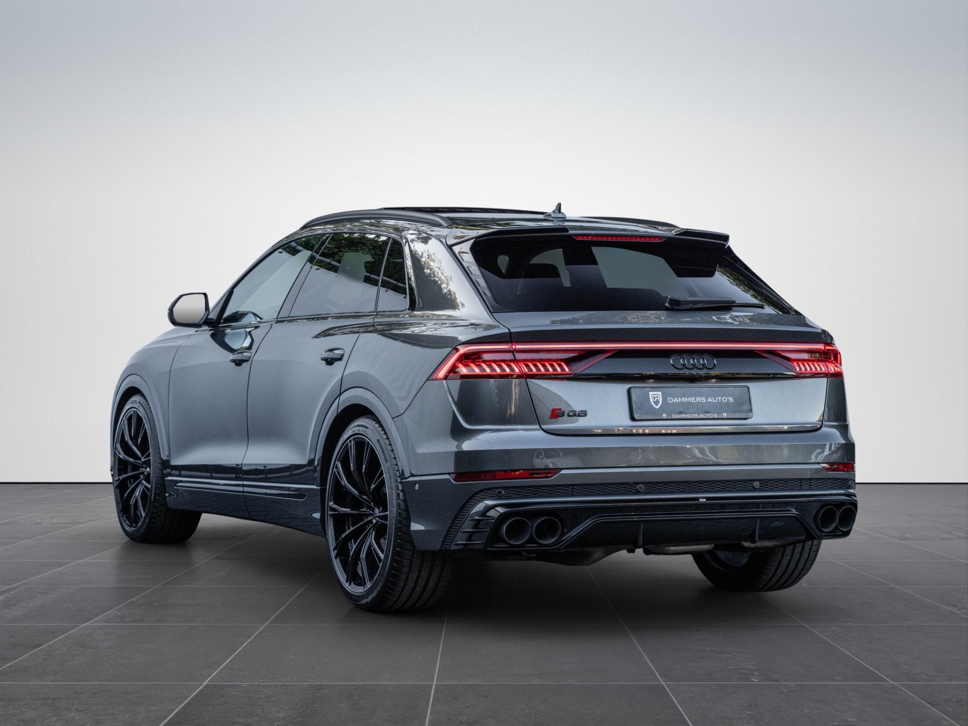 Audi SQ8 4.0 TDI Quattro ABT Keramisch Pano B&O Trekhaak Adv, Auto's, Gebruikt, Bluetooth, Leder, Bedrijf