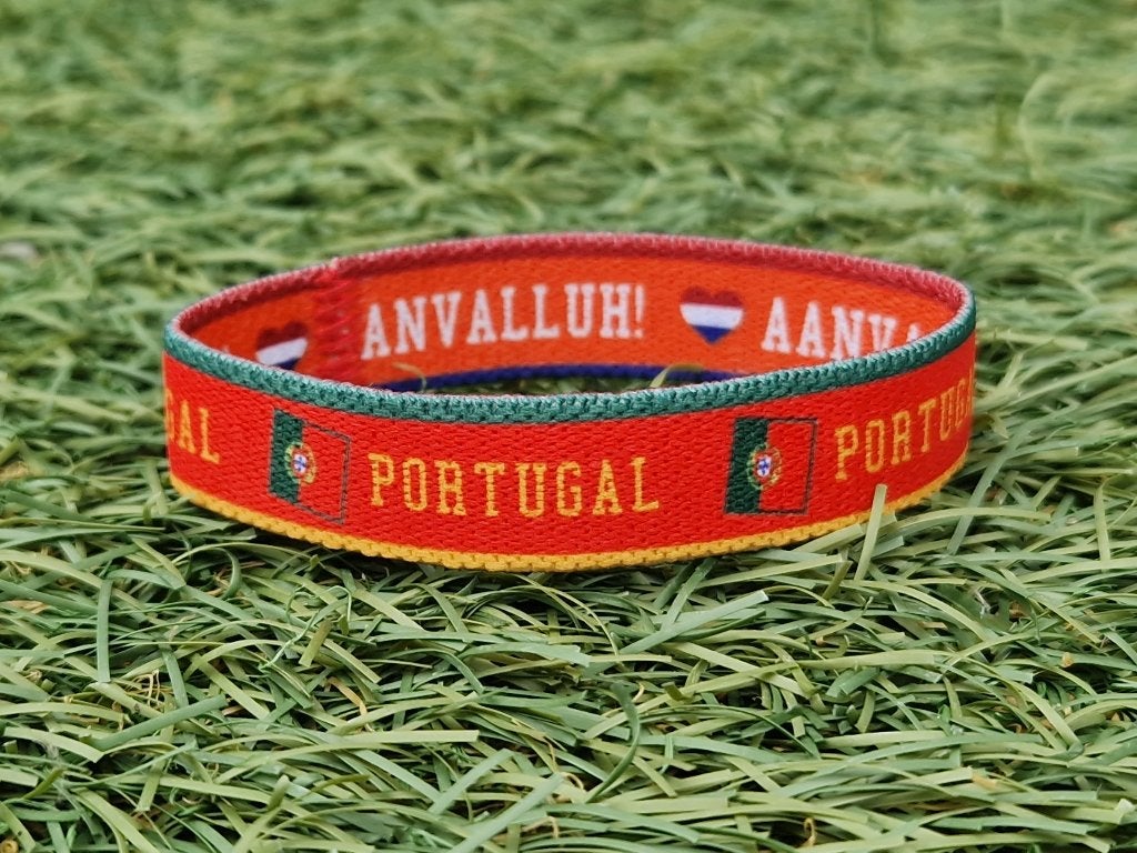 Dubbelzijdig armbandje Portugal / Oranje - WK 2026, Verzenden, Zo goed als nieuw, Buitenlandse clubs, Overige typen