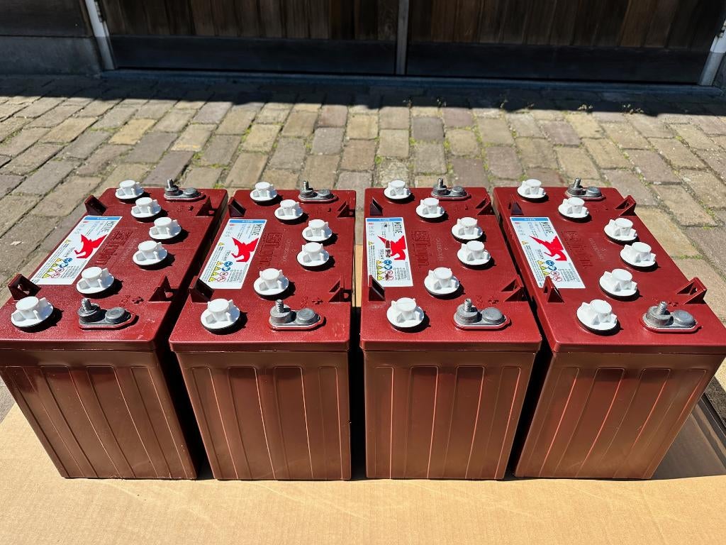 4x Trojan T-1275 Deep Cycle 12V 150Ah Accu, Ophalen, Zo goed als nieuw, Golfkar, Overige merken